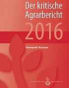 Agrarbericht 2016