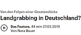 Landgrabbing in Deutschland