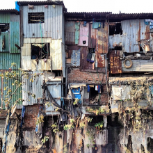 Gesicht der Armut: Slum in Indien (Foto: Thomas Galvez/Flickr.com)