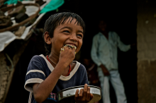 Junge in Indien (Foto: Arjun Claire EU/ECHO 2013)