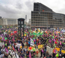 Auftakt der Demonstration (Foto: Volker Gehrmann/WHES)